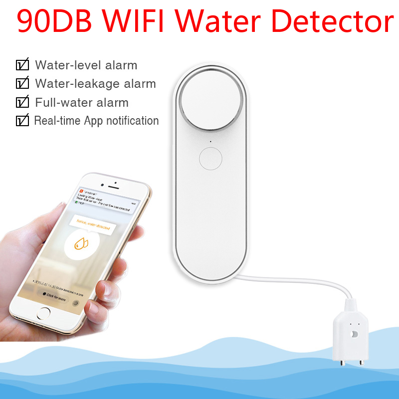 Detector de vazamento de água  - Wifi Water Leak Detector avaliação e preço