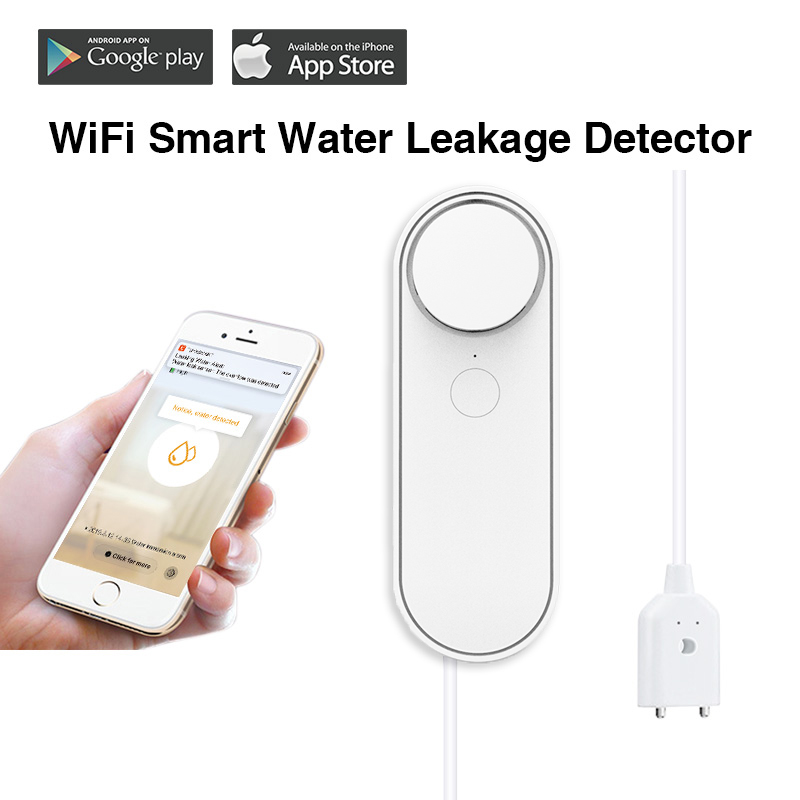 Detector de vazamento de água  - Wifi Water Leak Detector avaliação e preço