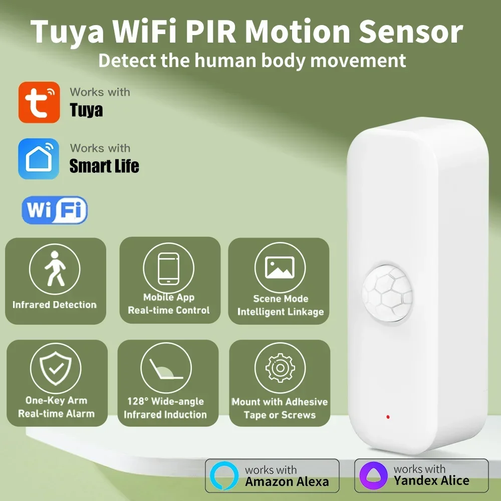 Tuya wifi sensor de movimento  - Smart Home Wiser avaliação e preço