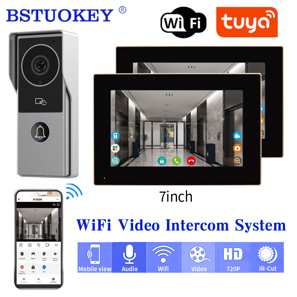 Tuya 1080p 7/10 Polegada tela  - Smart Home Video Doorbell App avaliação e preço